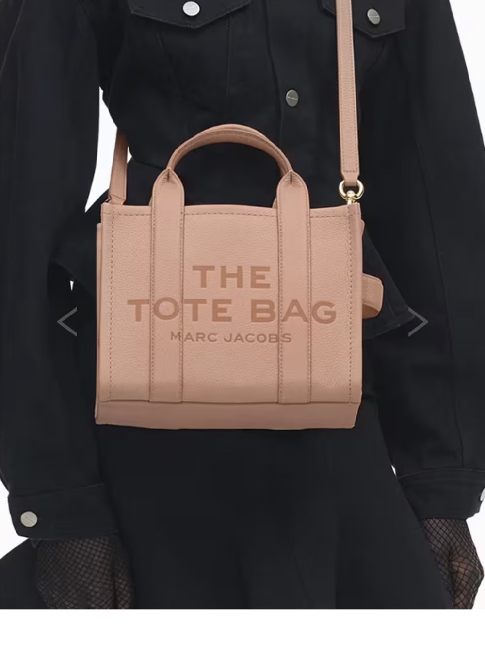Marc Jacobs Dusty Pink Pebbled Leather The Tote Bag - Picture 7 of 15